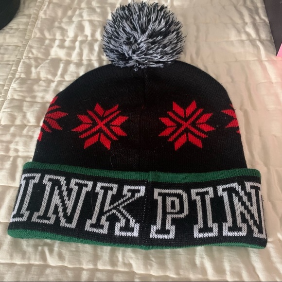 Pink Pom Pom beanie - Picture 3 of 3